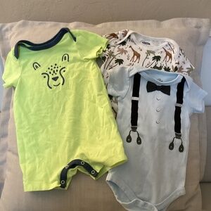 Baby onesies and romper bundle